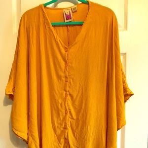 Poncho Style Blouse